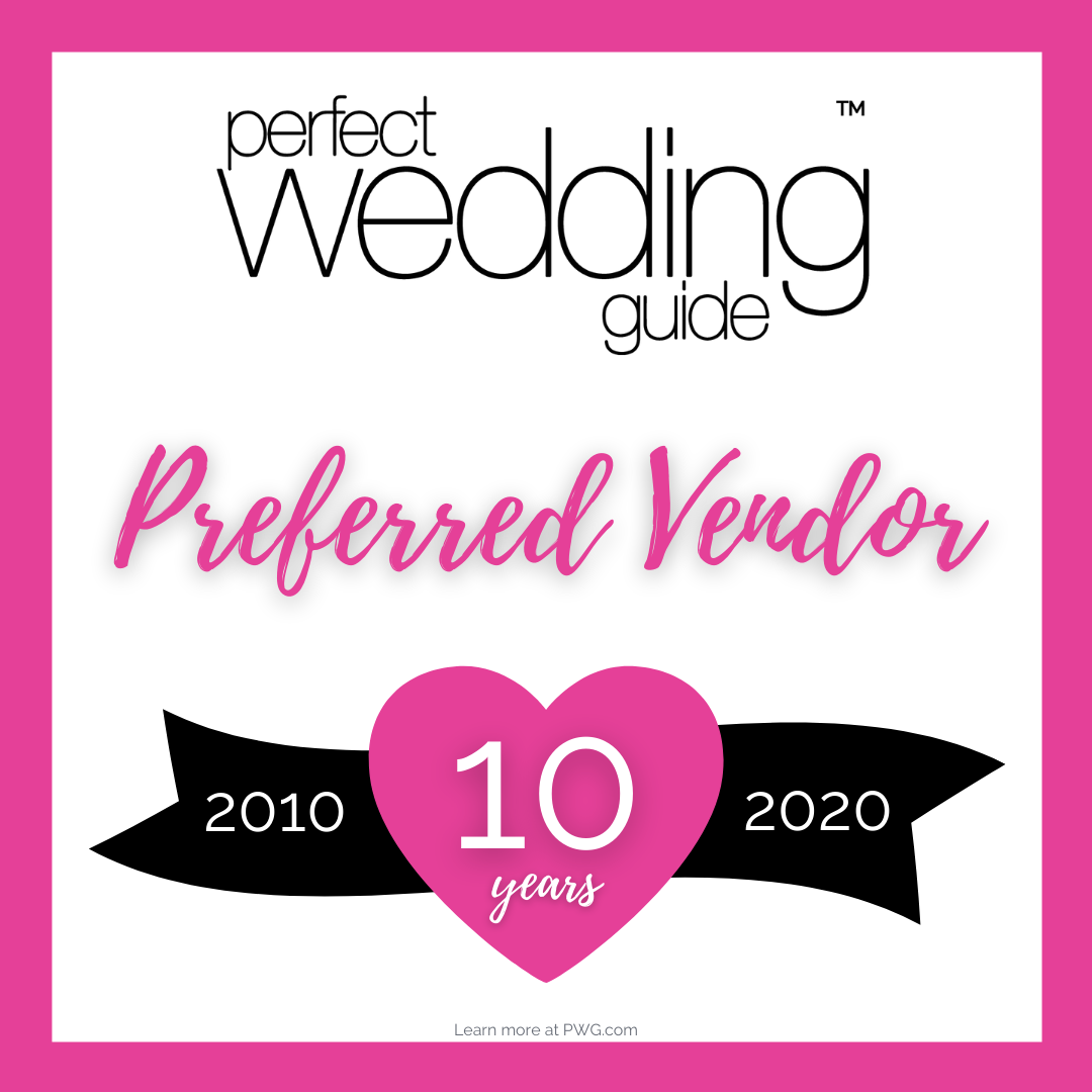 PWG Perfect Wedding Guide 2020 Preferred Vendor Badge 3